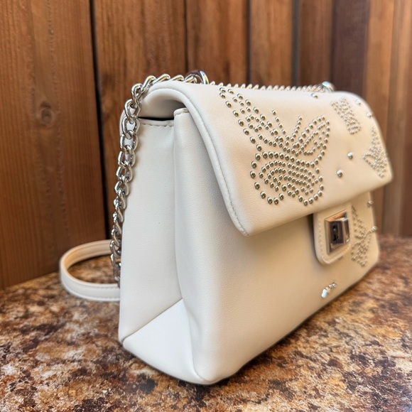 Aldo Shoulder Bag With Studded Butterfly Design - Picture 2 of 13